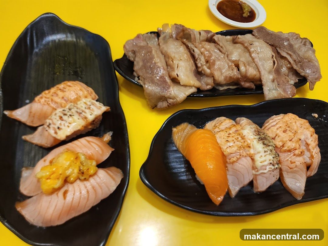 Assorted Sushi and Grilled Meat