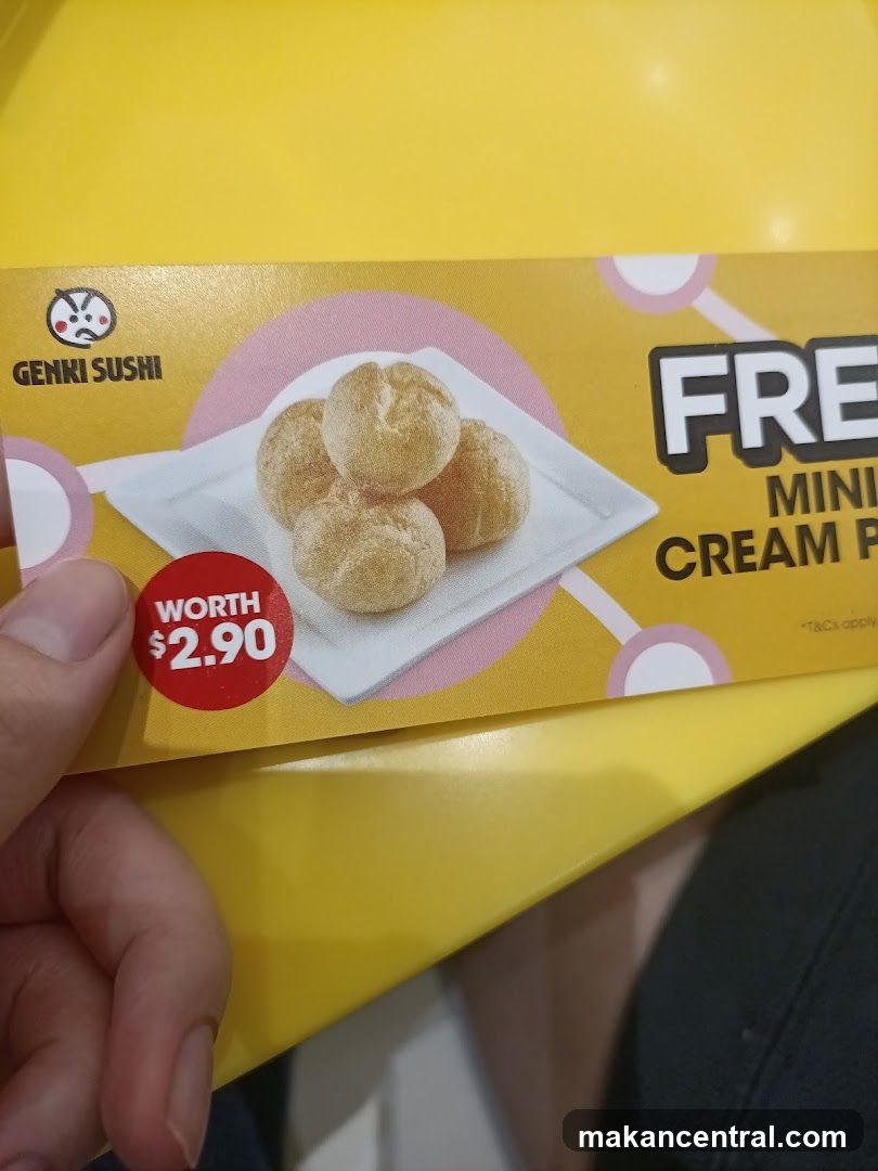 Genki Sushi Cream Puffs Promotion