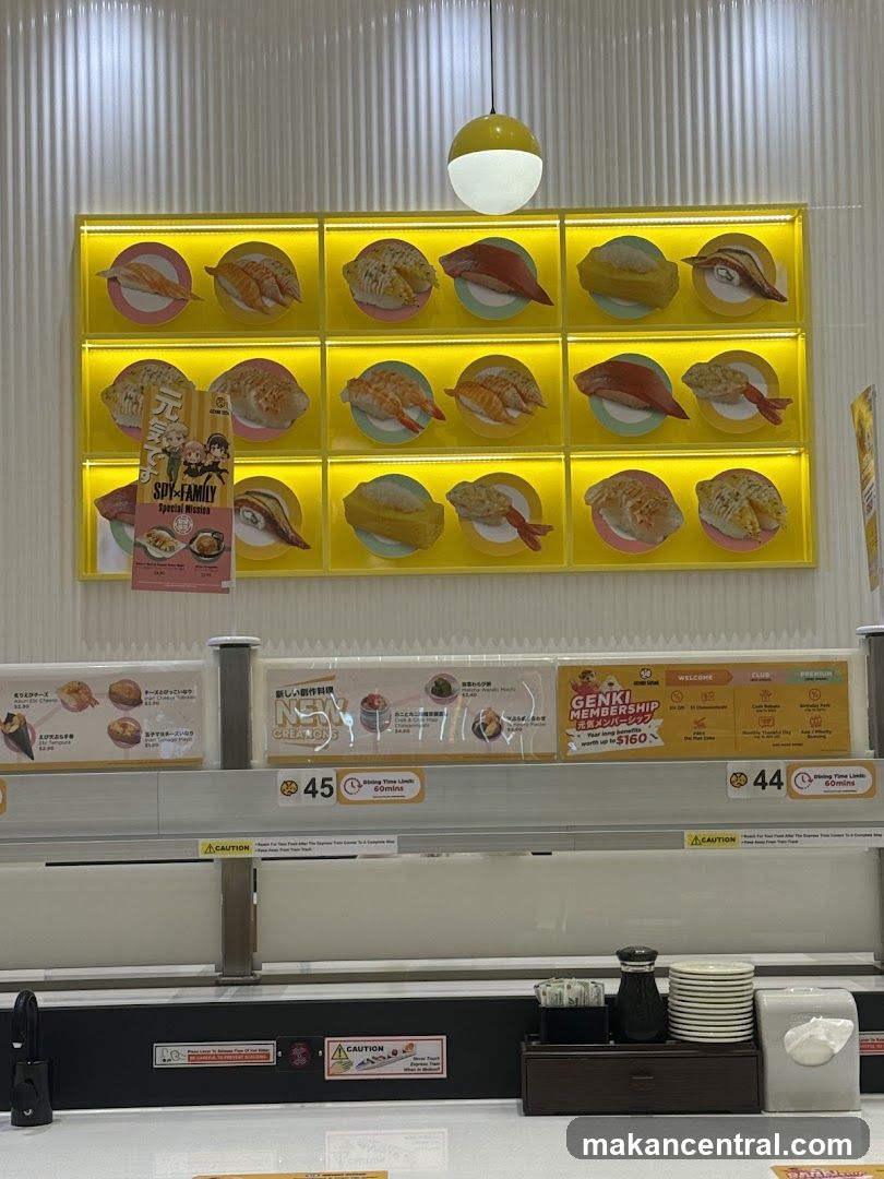 Sushi Restaurant Display