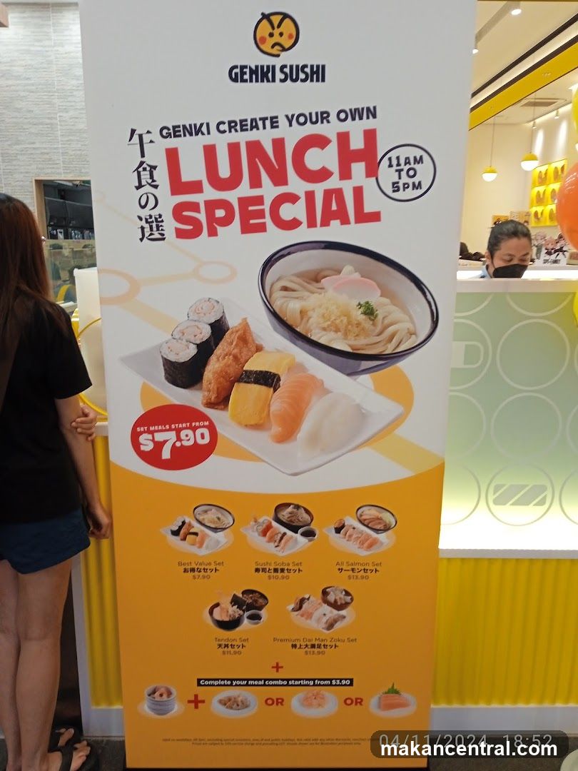 Genki Sushi Lunch Special