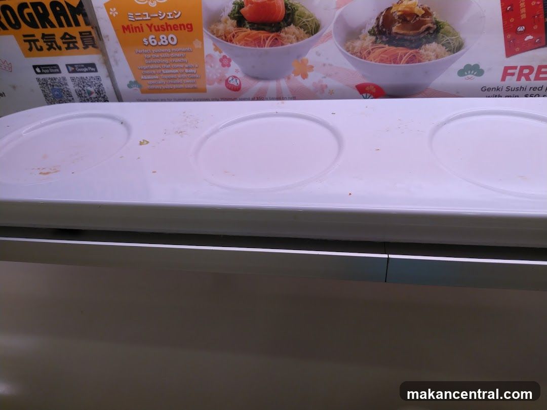 Food Display with Menu Information