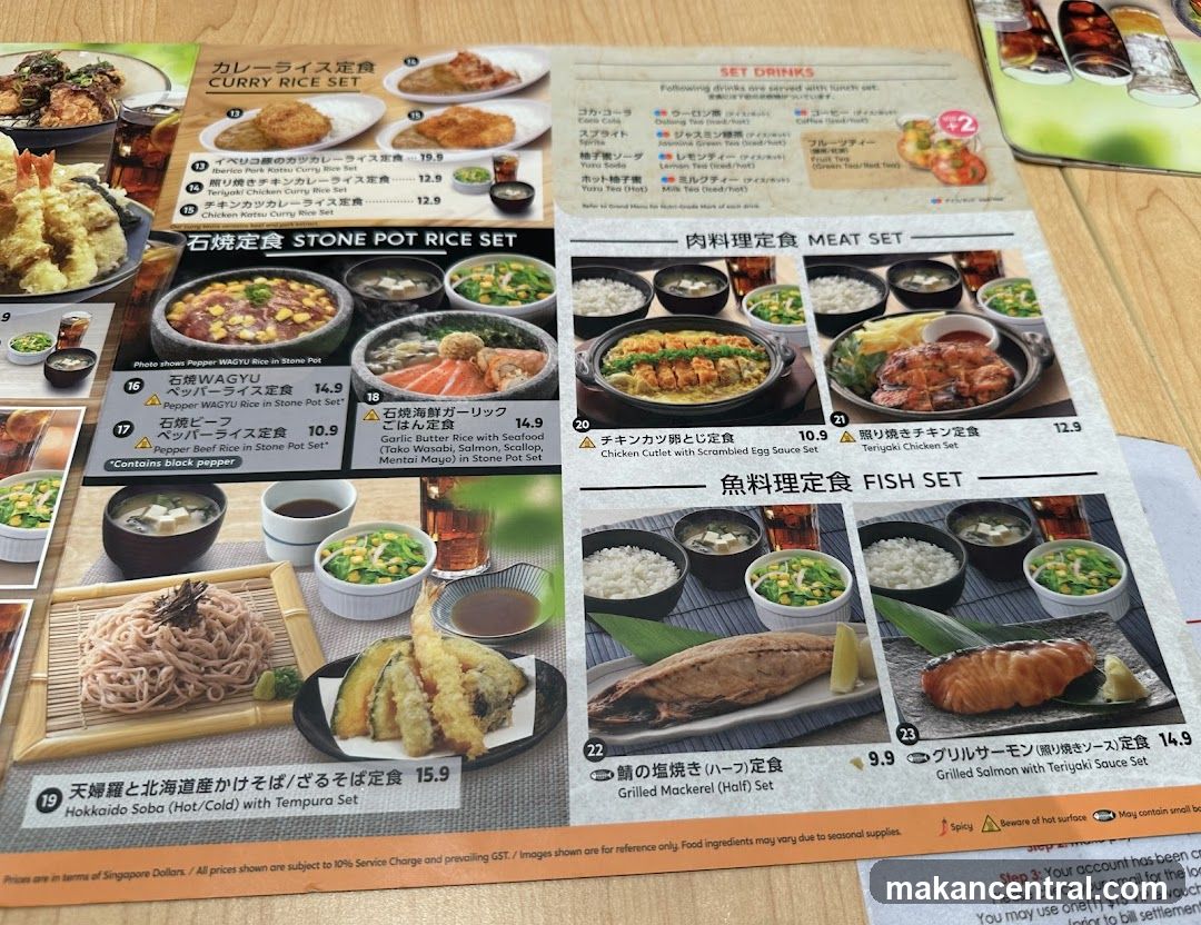 Japanese Set Meals
