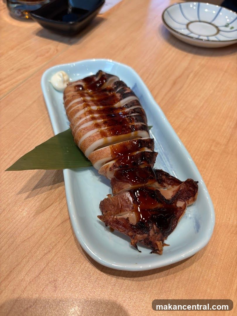 Grilled Squid with Sauce