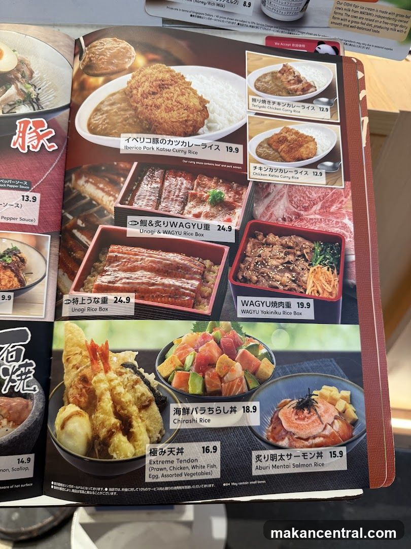 Japanese Menu