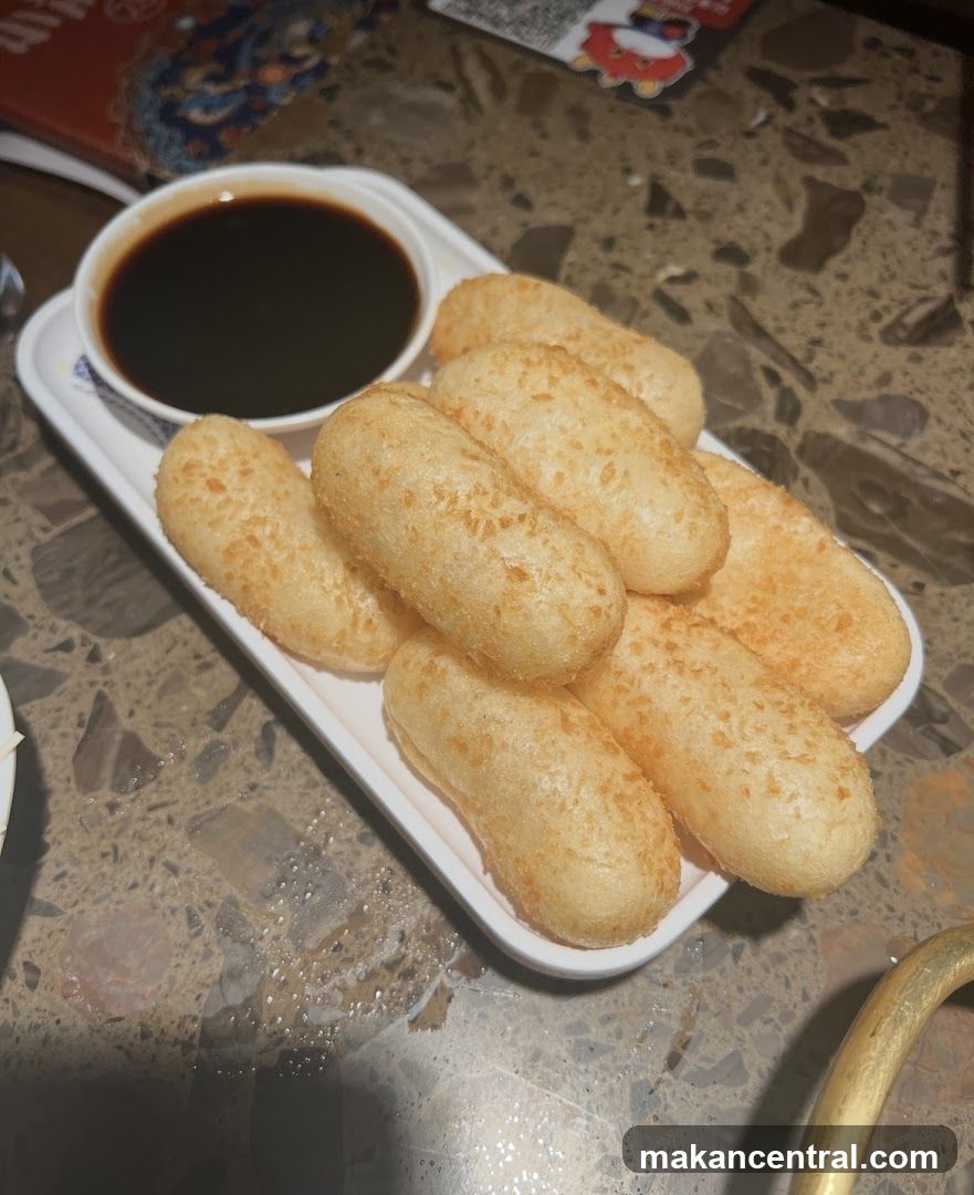 Fried Dough Bites with Dipping Sauce