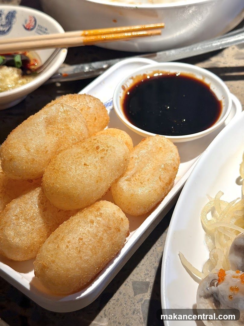 Fried Snacks with Dipping Sauce