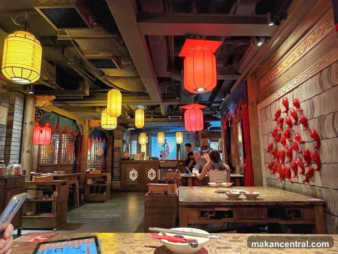 Restaurant Interior with Lanterns