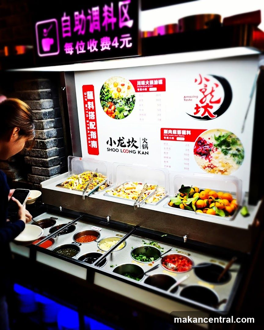 Self-Service Condiment Area