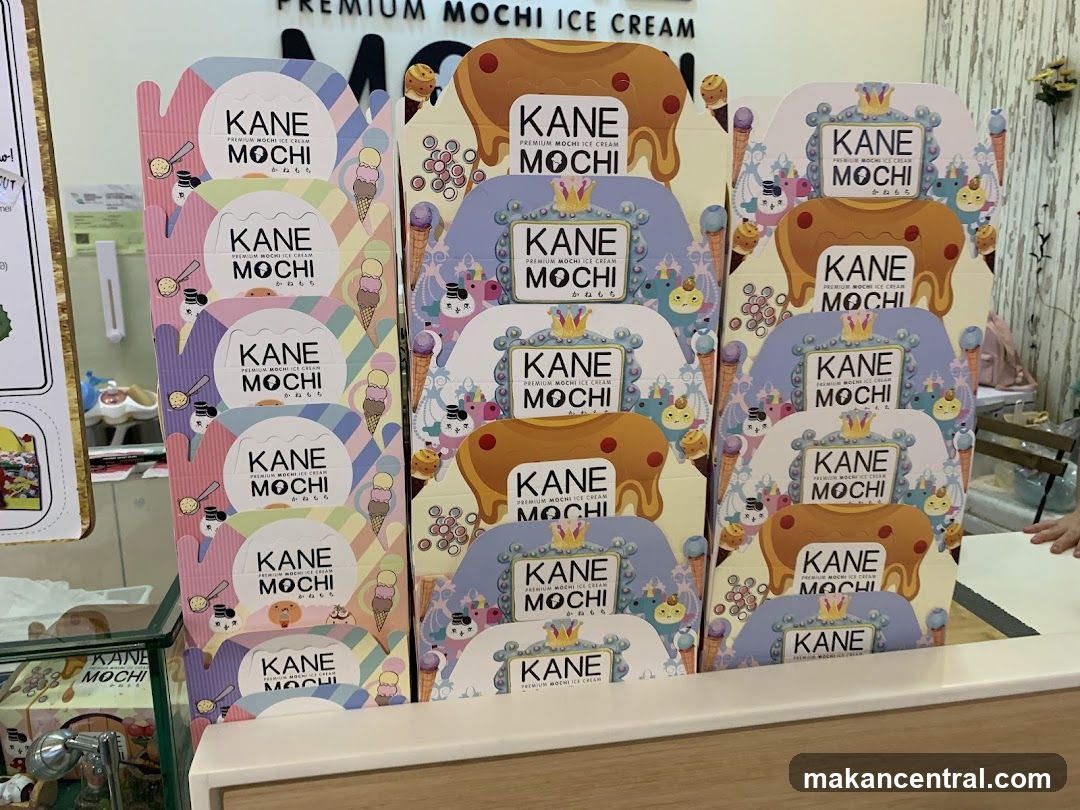 Kane Mochi Ice Cream Displays