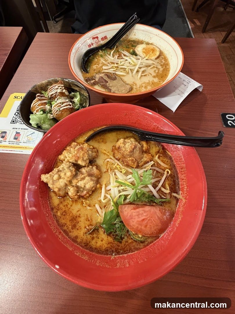 Ramen and Takoyaki