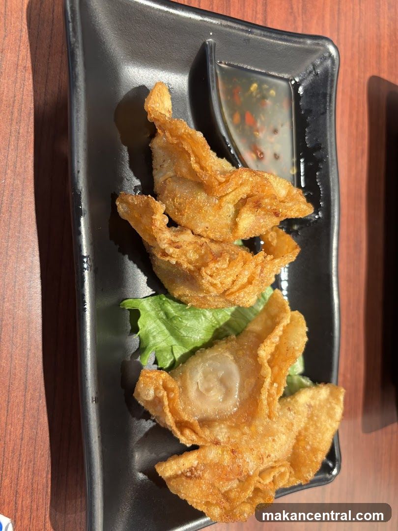Fried Wontons with Dipping Sauce