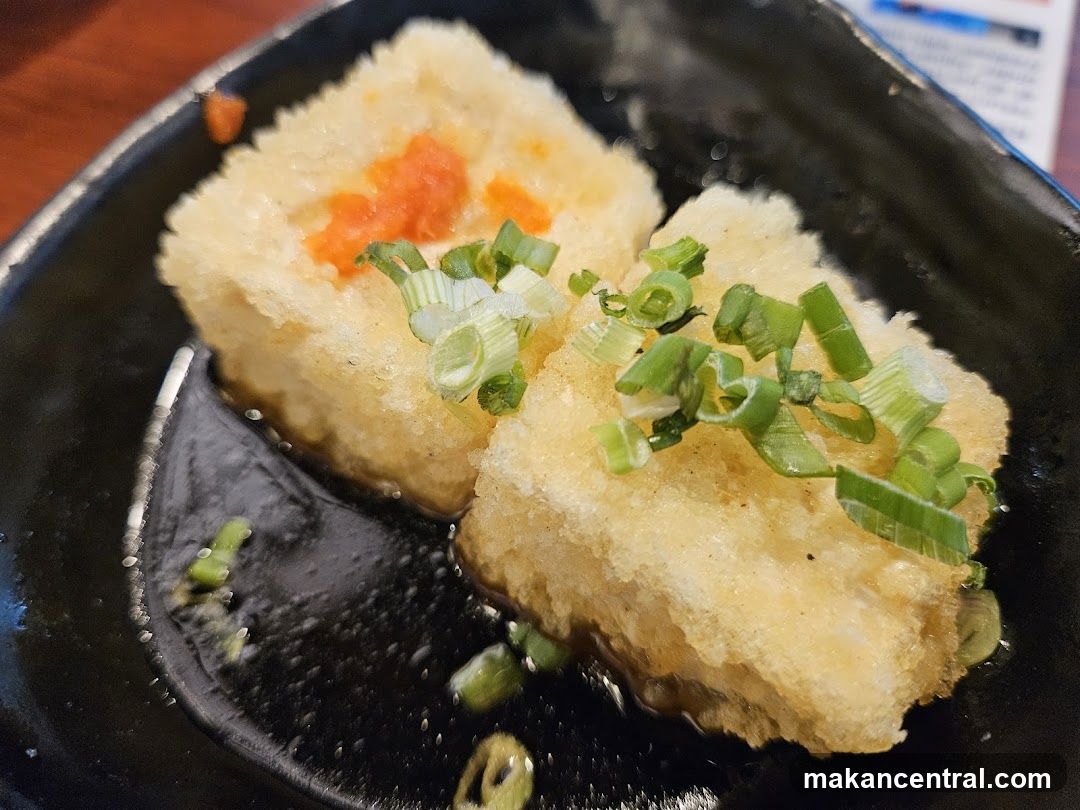 Fried Tofu with Scallions
