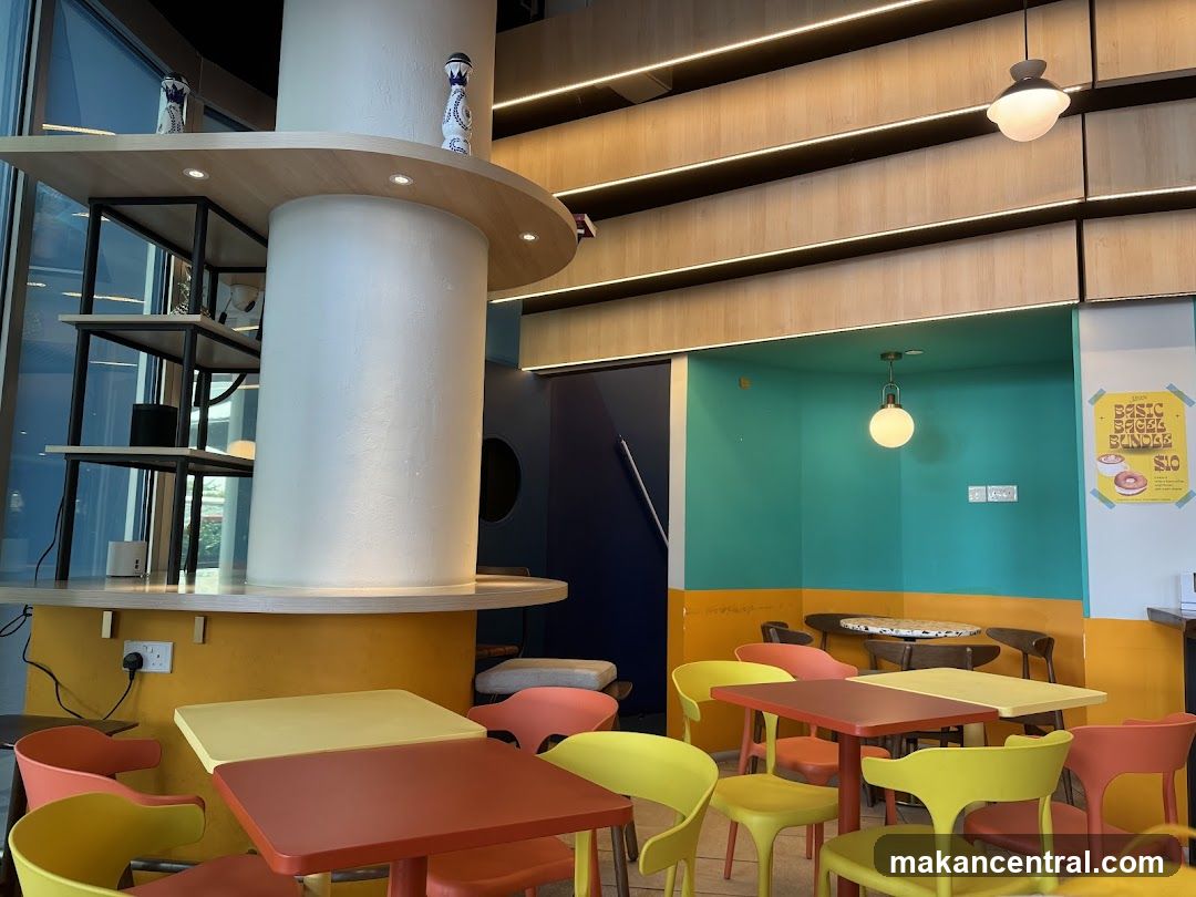 Colorful Cafe Interior