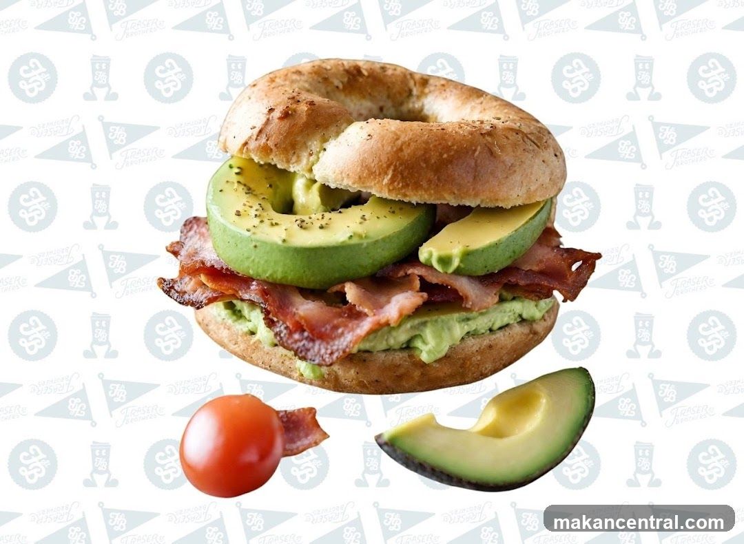 Avocado Bacon Bagel