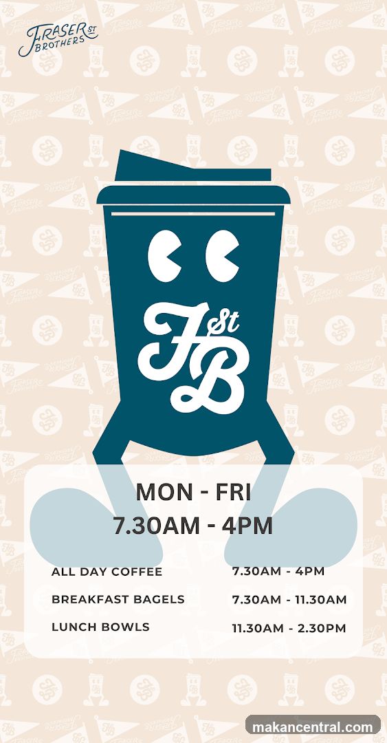 Fraser St Brothers Menu