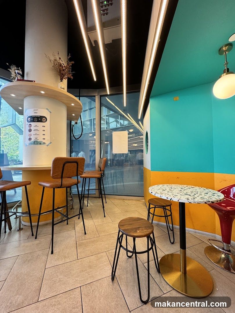 Cafe Interior with Seating