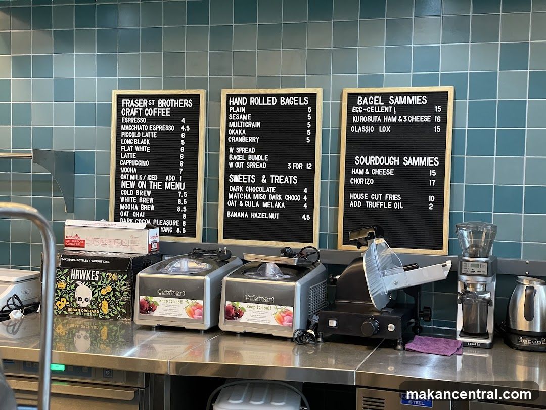 Fraser St Brothers Menu