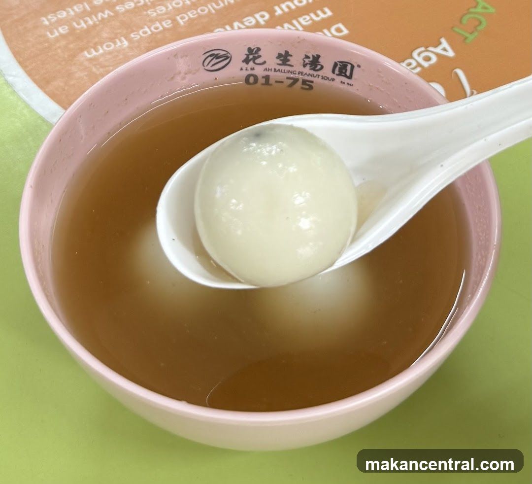 Peanut Soup with Tangyuan