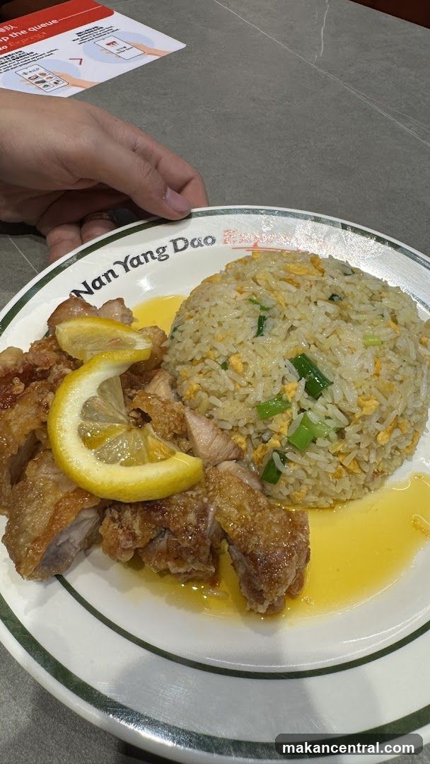 Lemon Chicken with Fried Rice