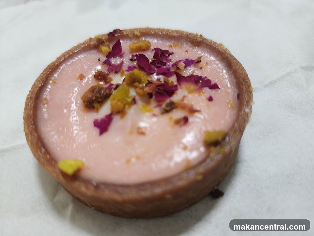 Rose and Pistachio Tart