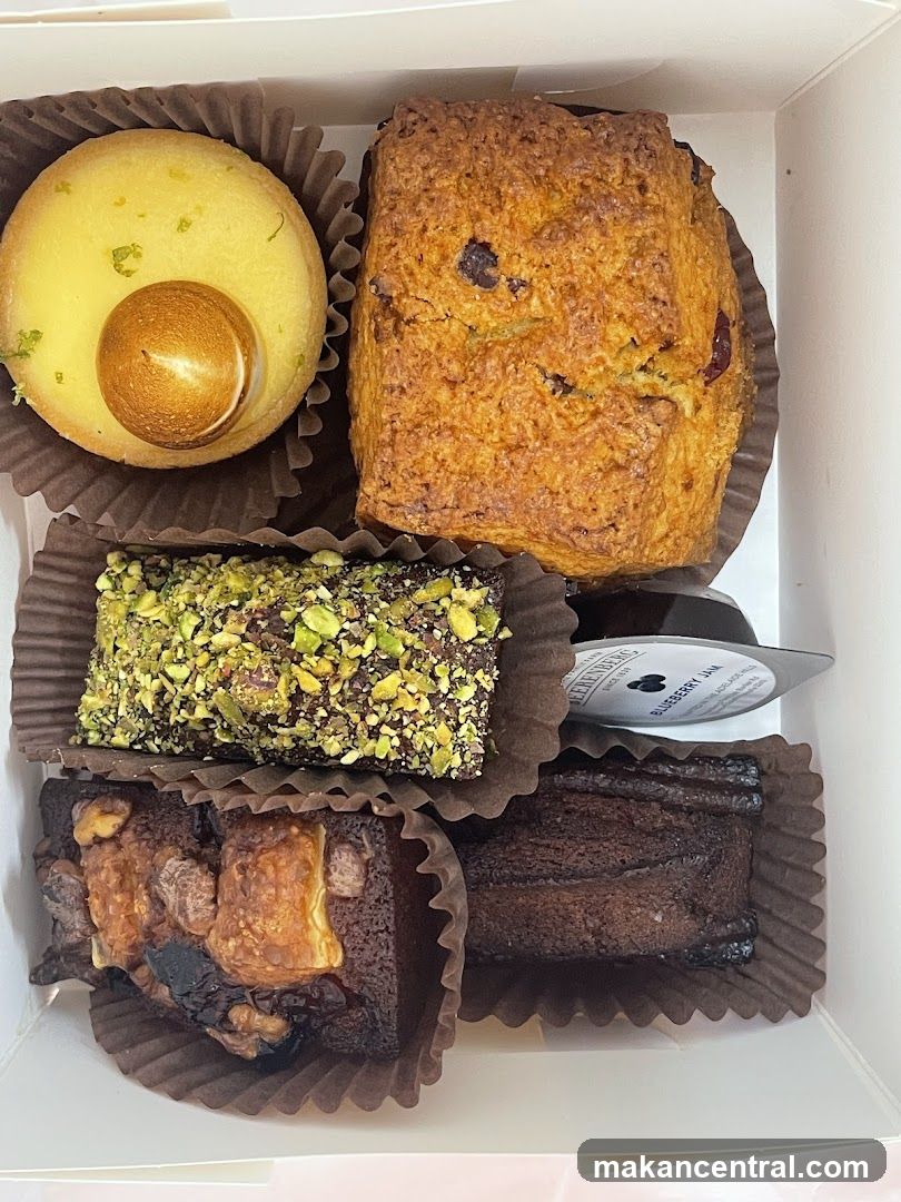 Assorted Pastries in a Box