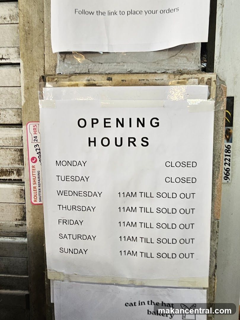 Opening Hours Sign