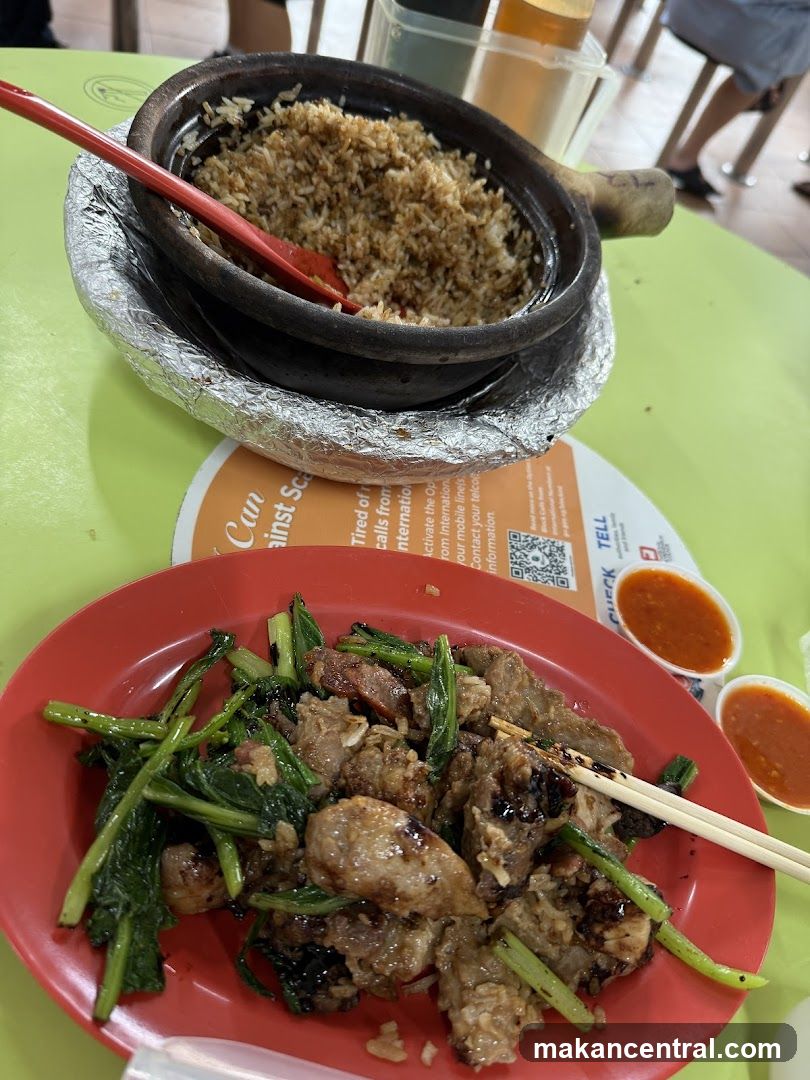 Claypot Rice and Stir-fried Dish