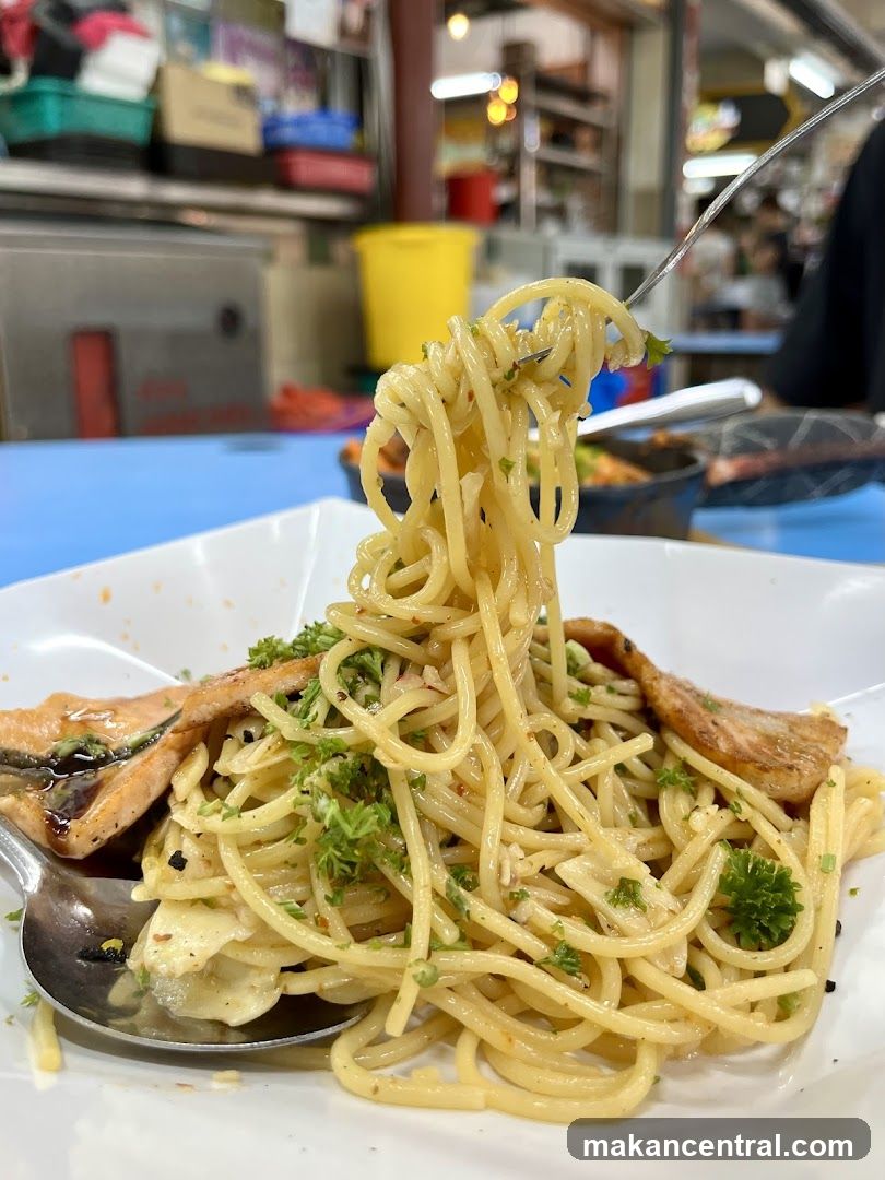 Spaghetti with Salmon