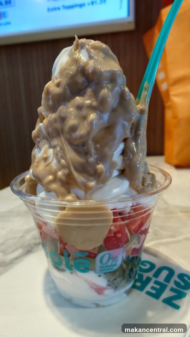 Frozen Yogurt with Toppings