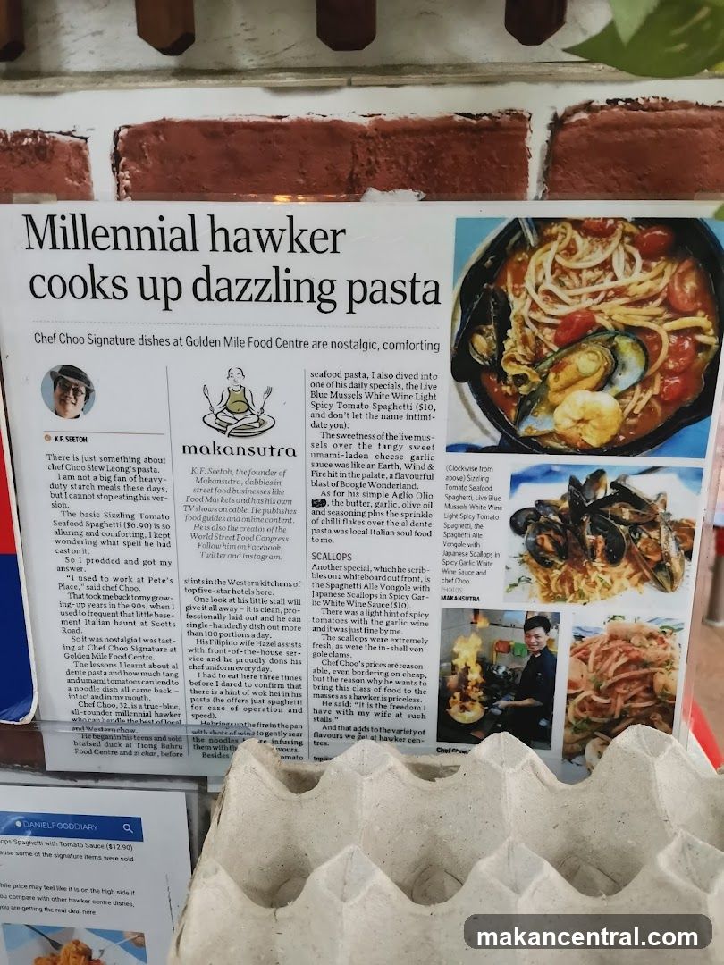 Millennial hawker cooks up dazzling pasta