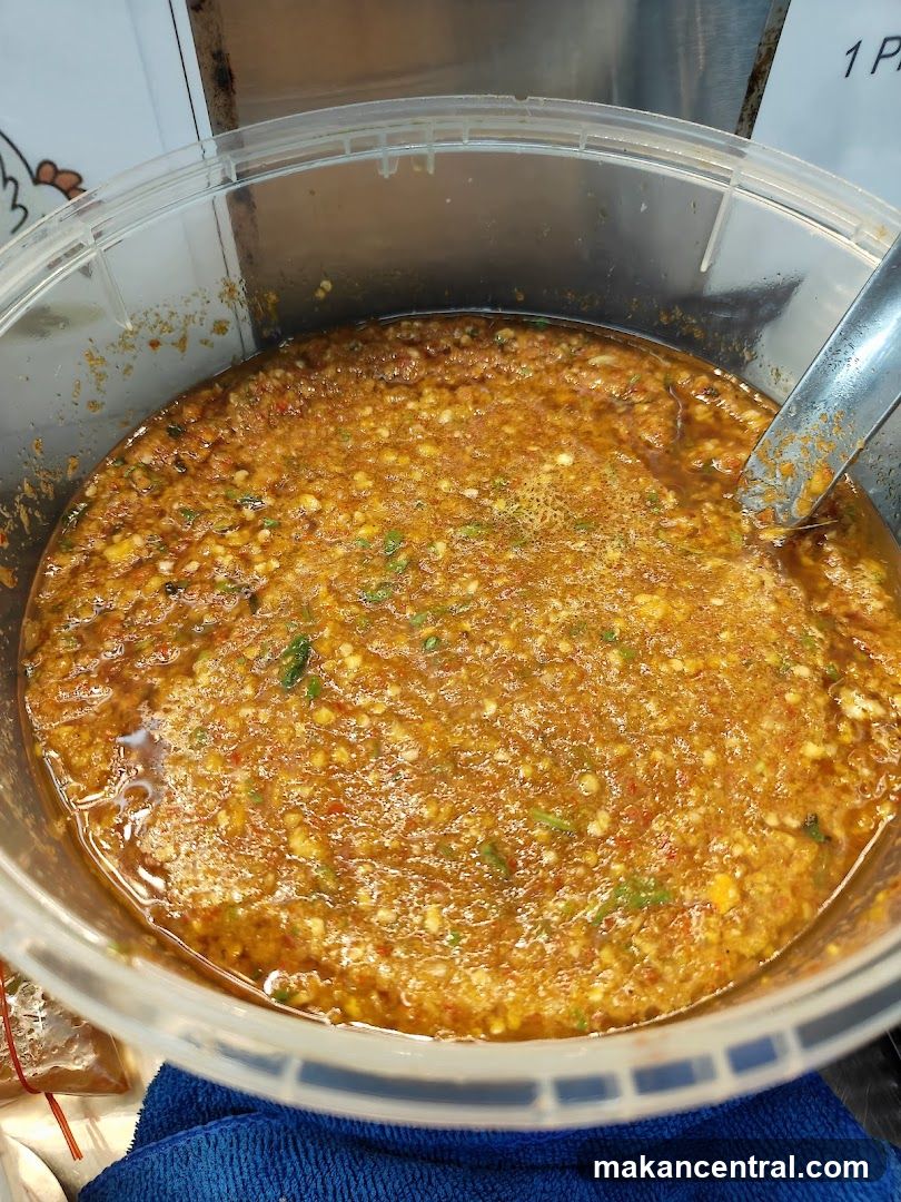 Spicy Sauce in a Tub