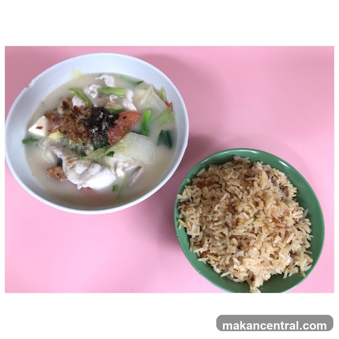 Fish Soup and Fried Rice
