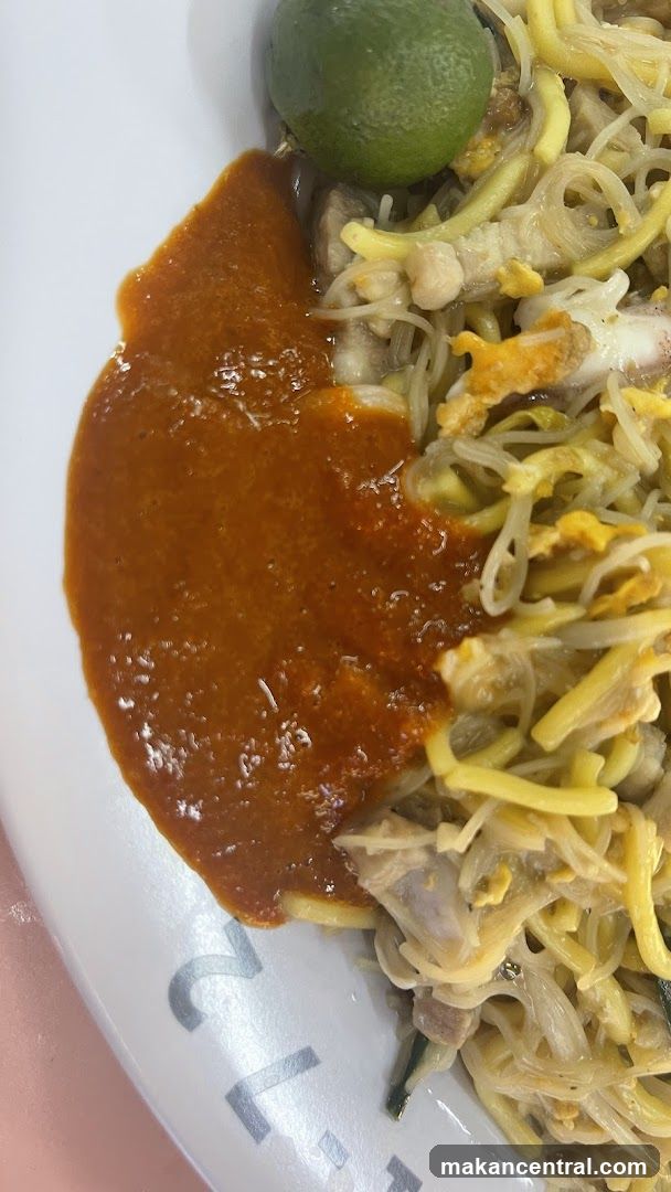 传统炒虾面
