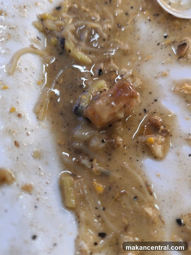 Leftover Food on Plate