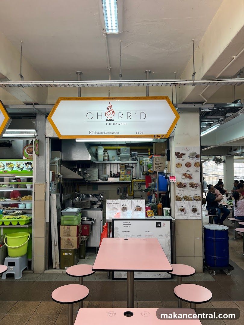 Hawker Stall with Menu and Seating