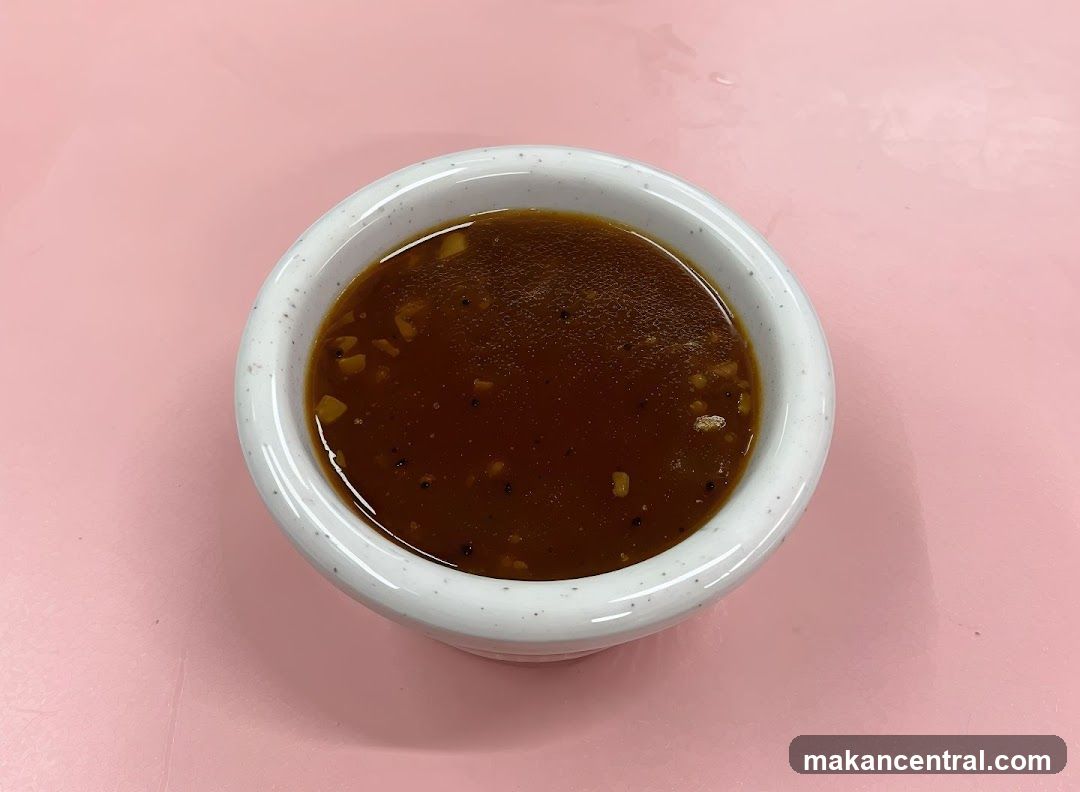 Sauce in a bowl
