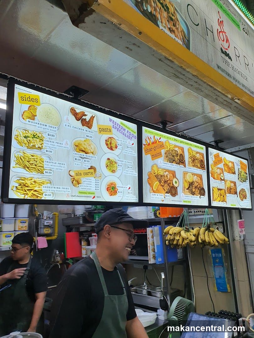 Western Food Stall Menu
