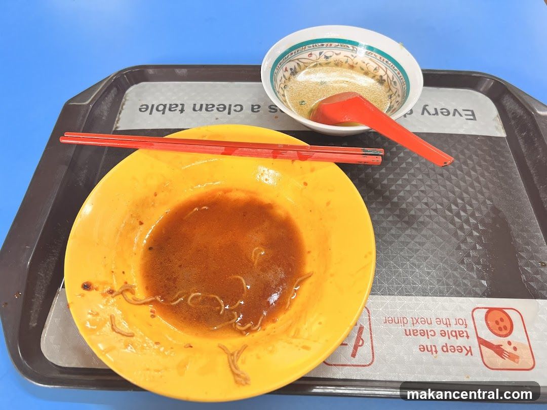 Dirty Bowls and Chopsticks on Tray