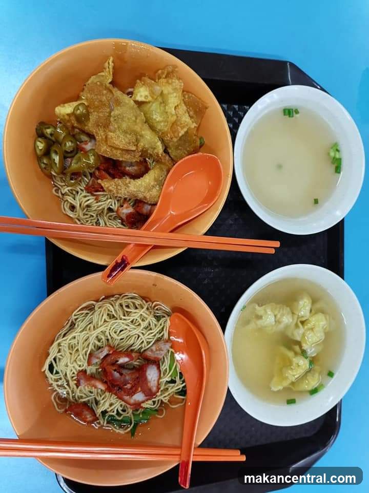 Noodles with Char Siu and Wontons