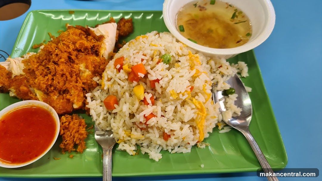 Fried Chicken with Fried Rice