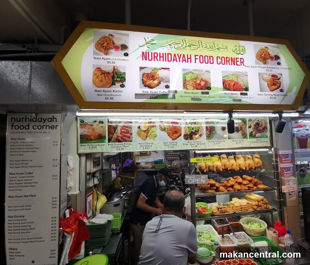 Nurhidayah Food Corner Menu
