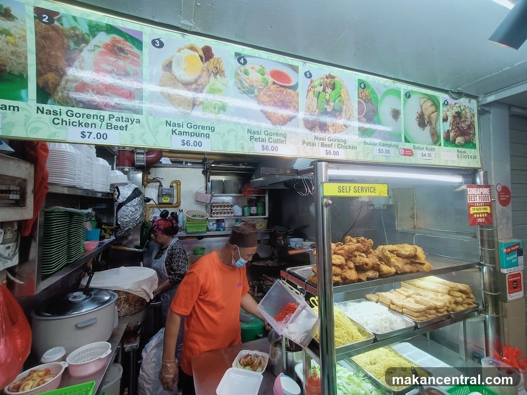 Food Stall Menu and Display