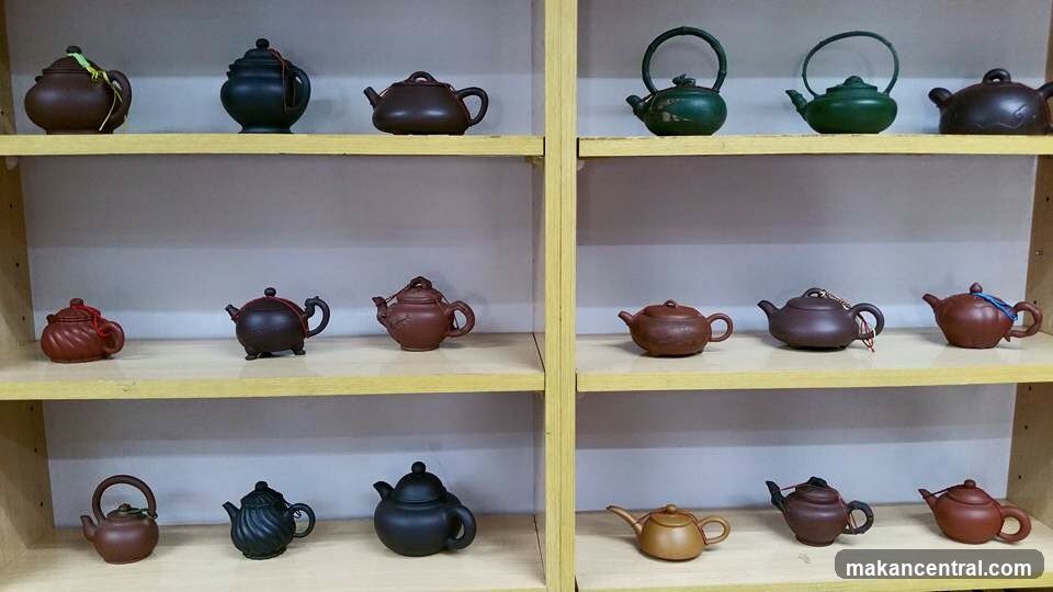 Display of Teapots