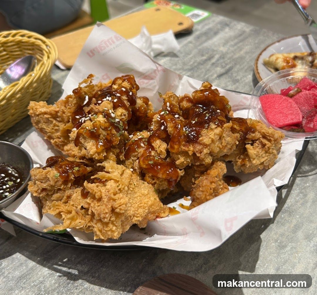 Fried Chicken with Sauce