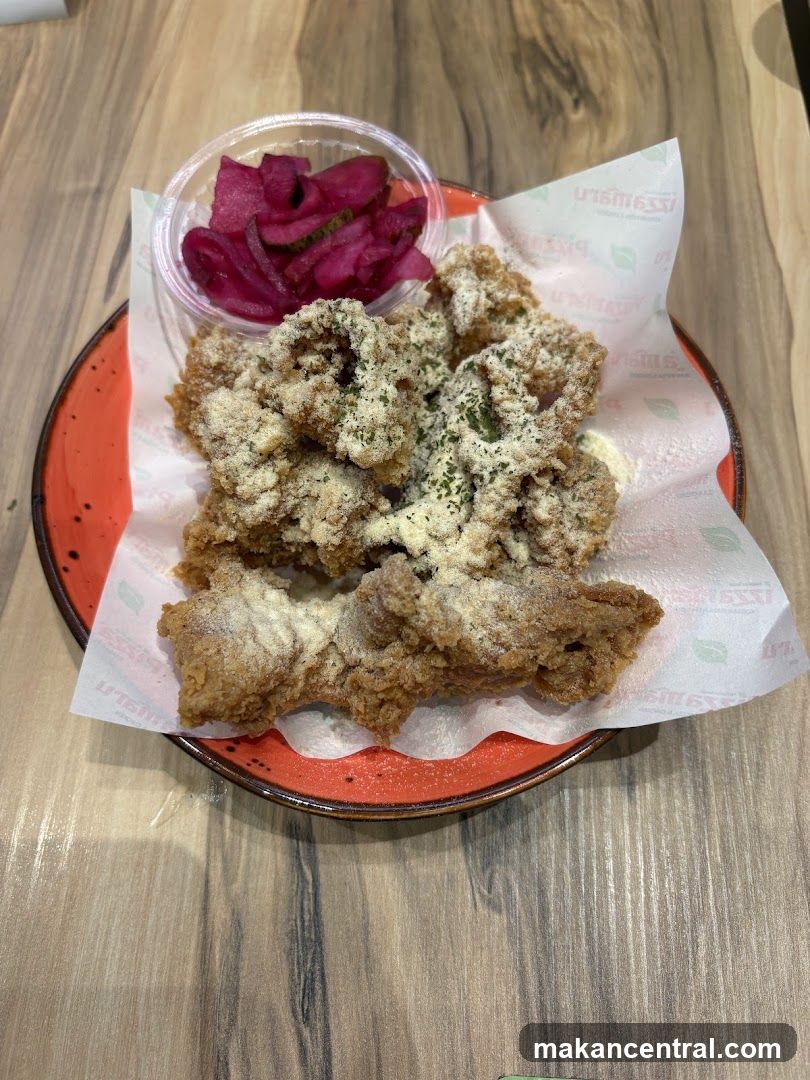 Fried Chicken with Pickled Radish