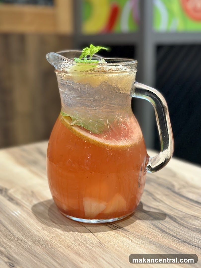 Pitcher of Fruit Infused Drink