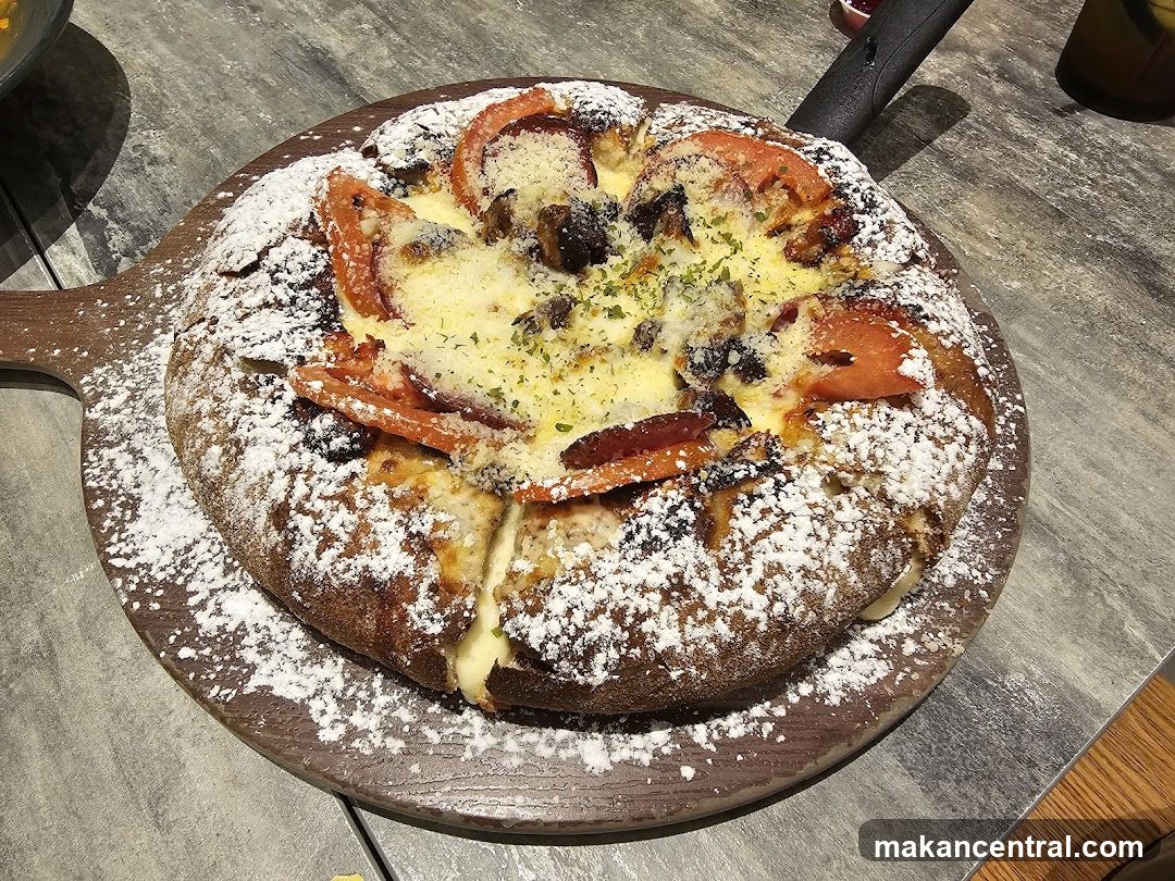 Pizza with Tomatoes and Cheese