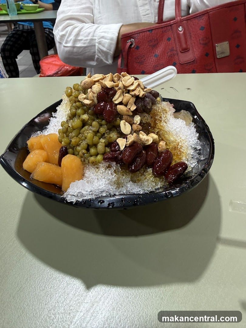 Dessert with Mung Beans and Red Beans
