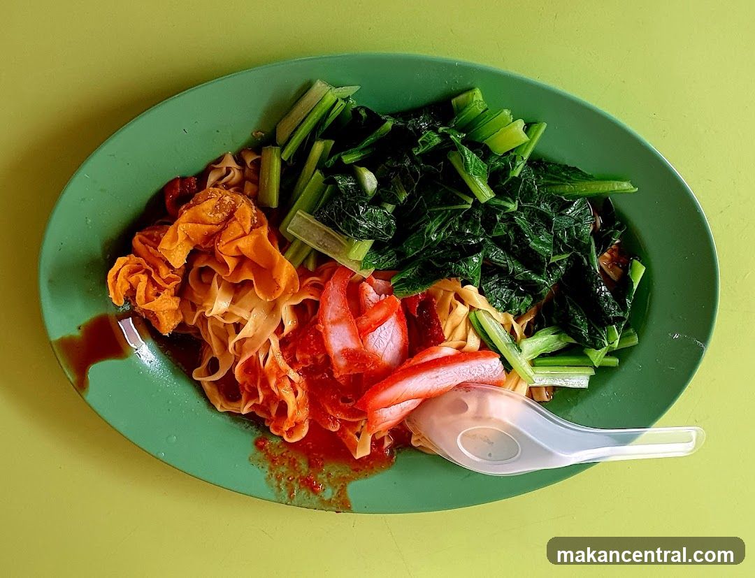 Noodles with Char Siu and Vegetables