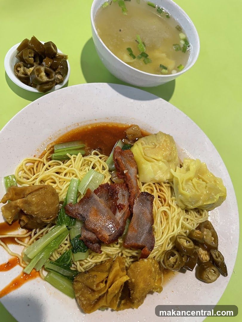 Noodles with Char Siu and Wontons